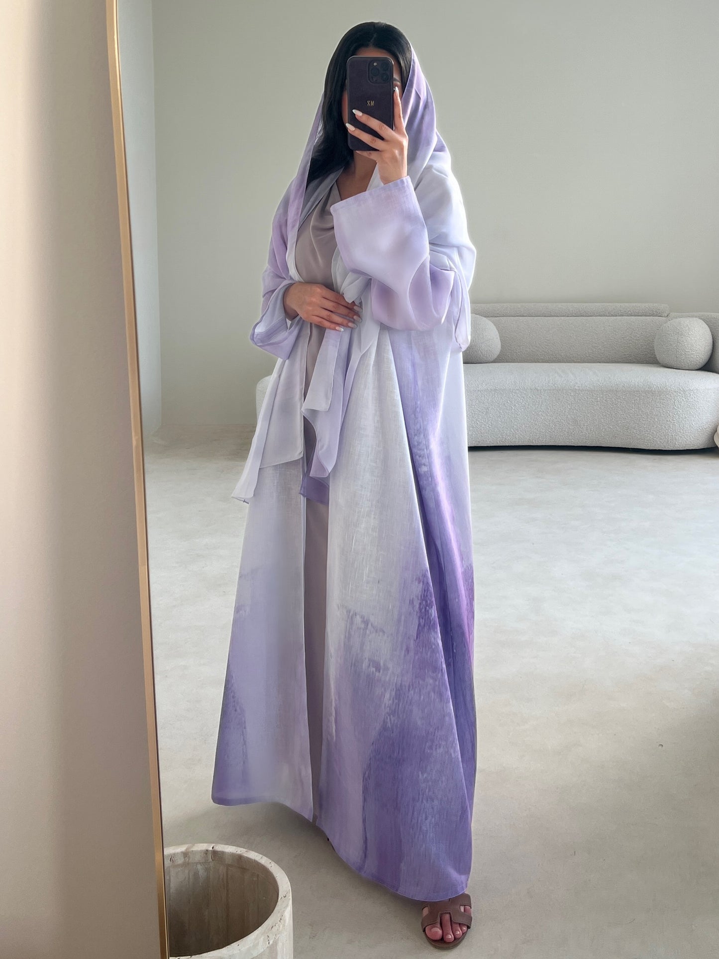 MEI584 - Ores Abaya in Lavender