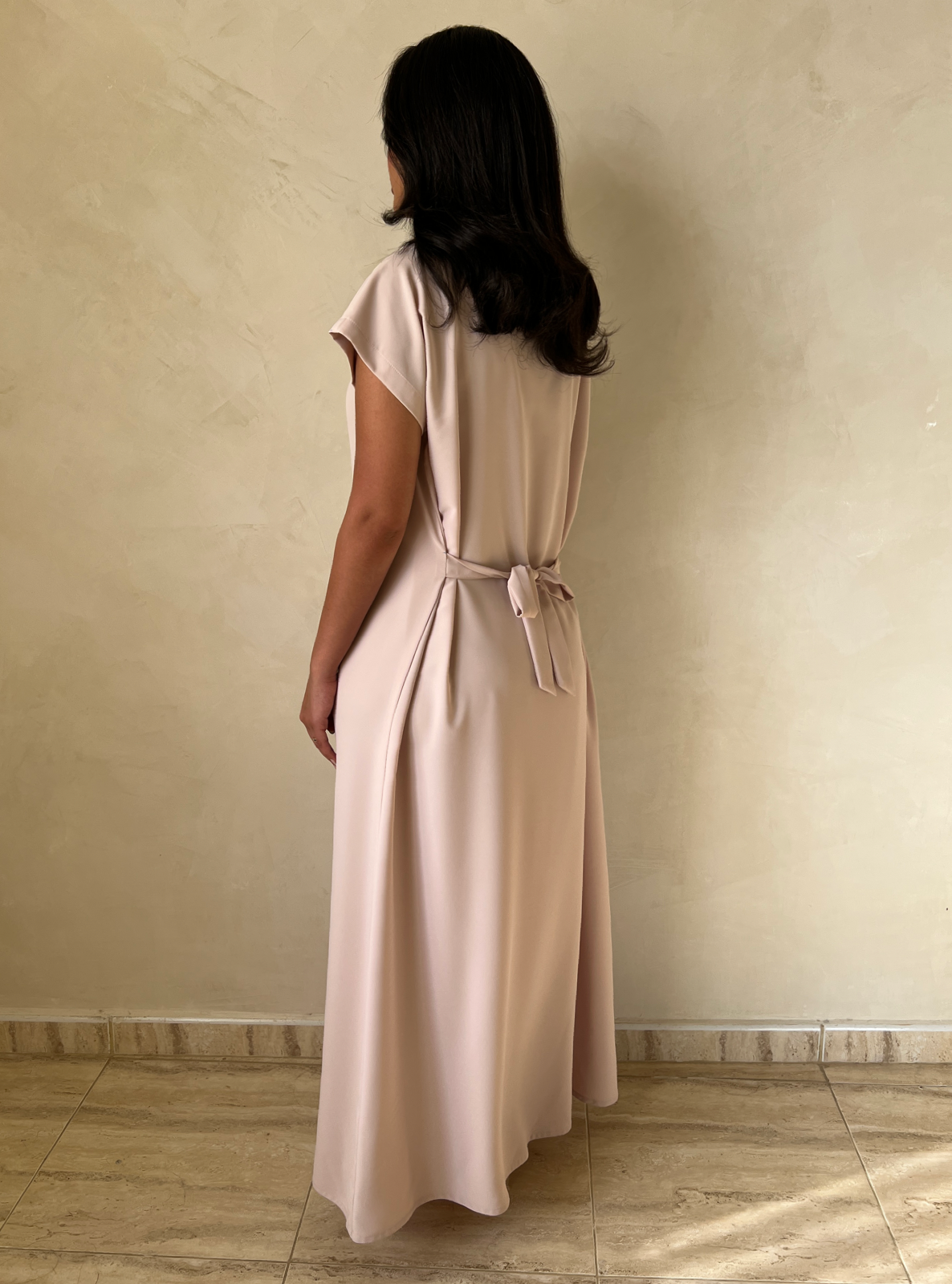 MEI570 - Under Abaya Dress in Petal Blush