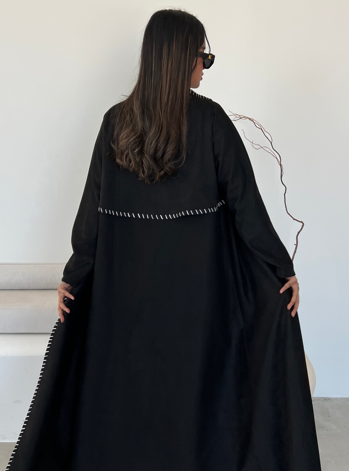 MEI470 - Chamois Trench Abaya