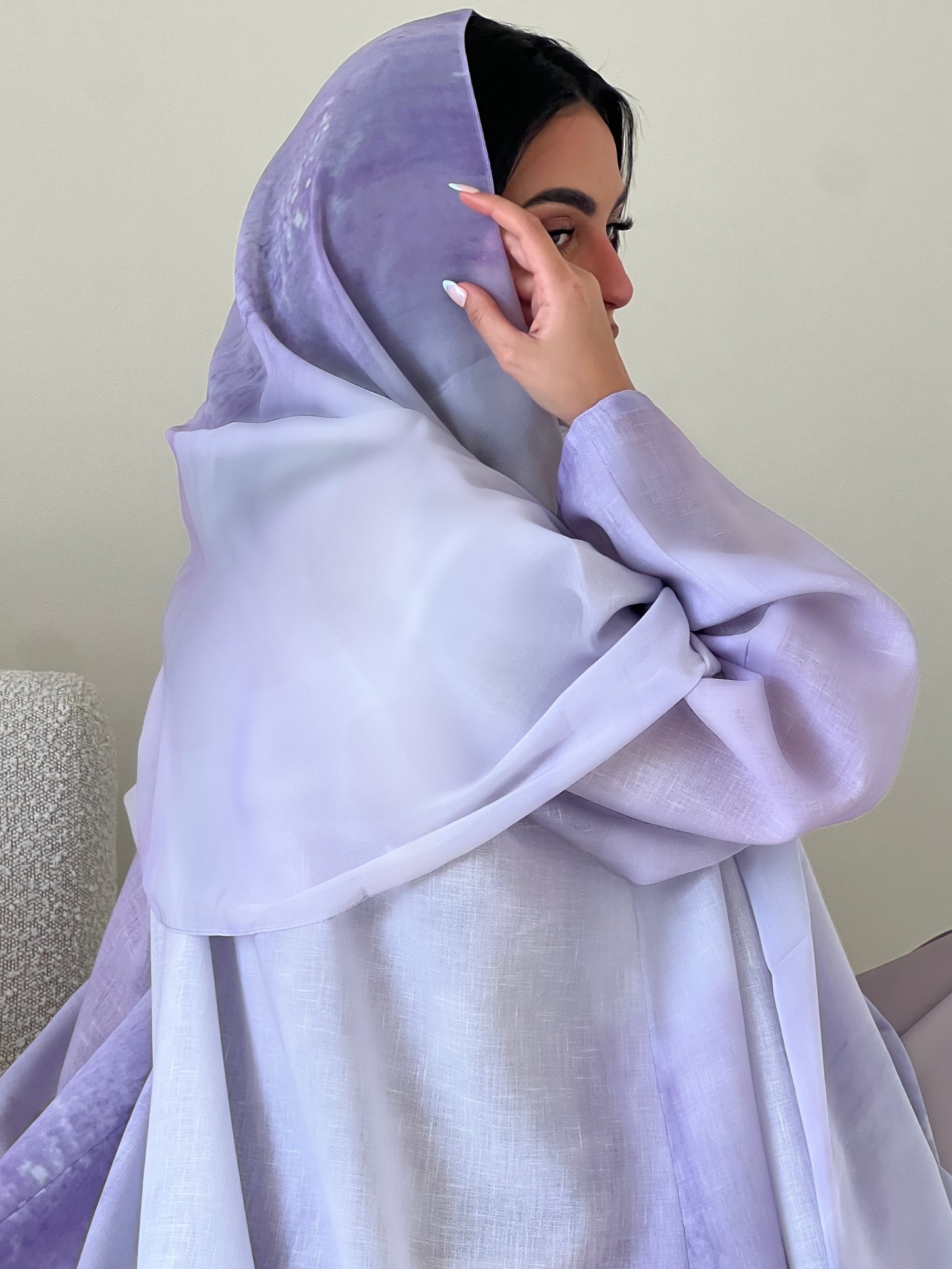 MEI584 - Ores Abaya in Lavender