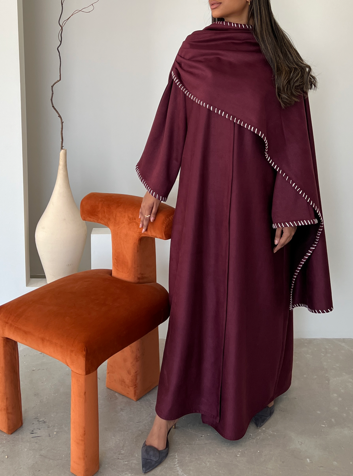 MEI466 - Chamois Abaya