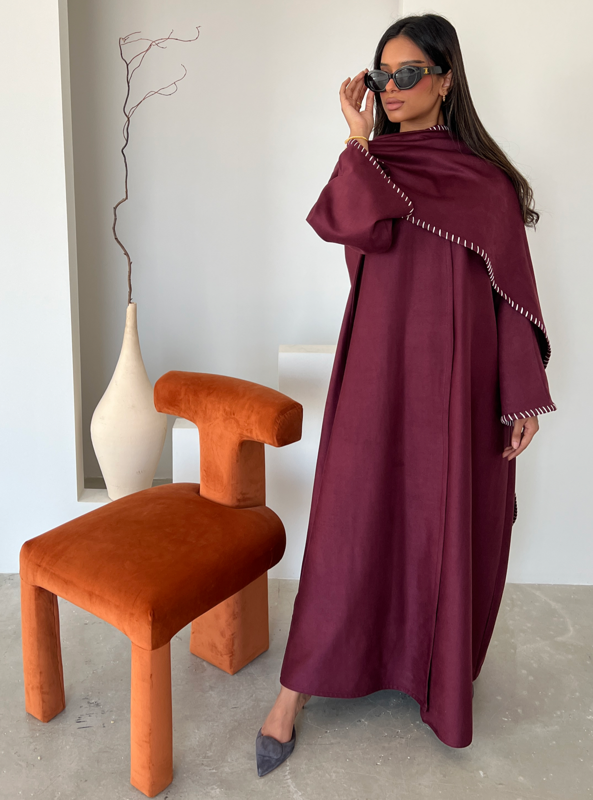 MEI466 - Chamois Abaya