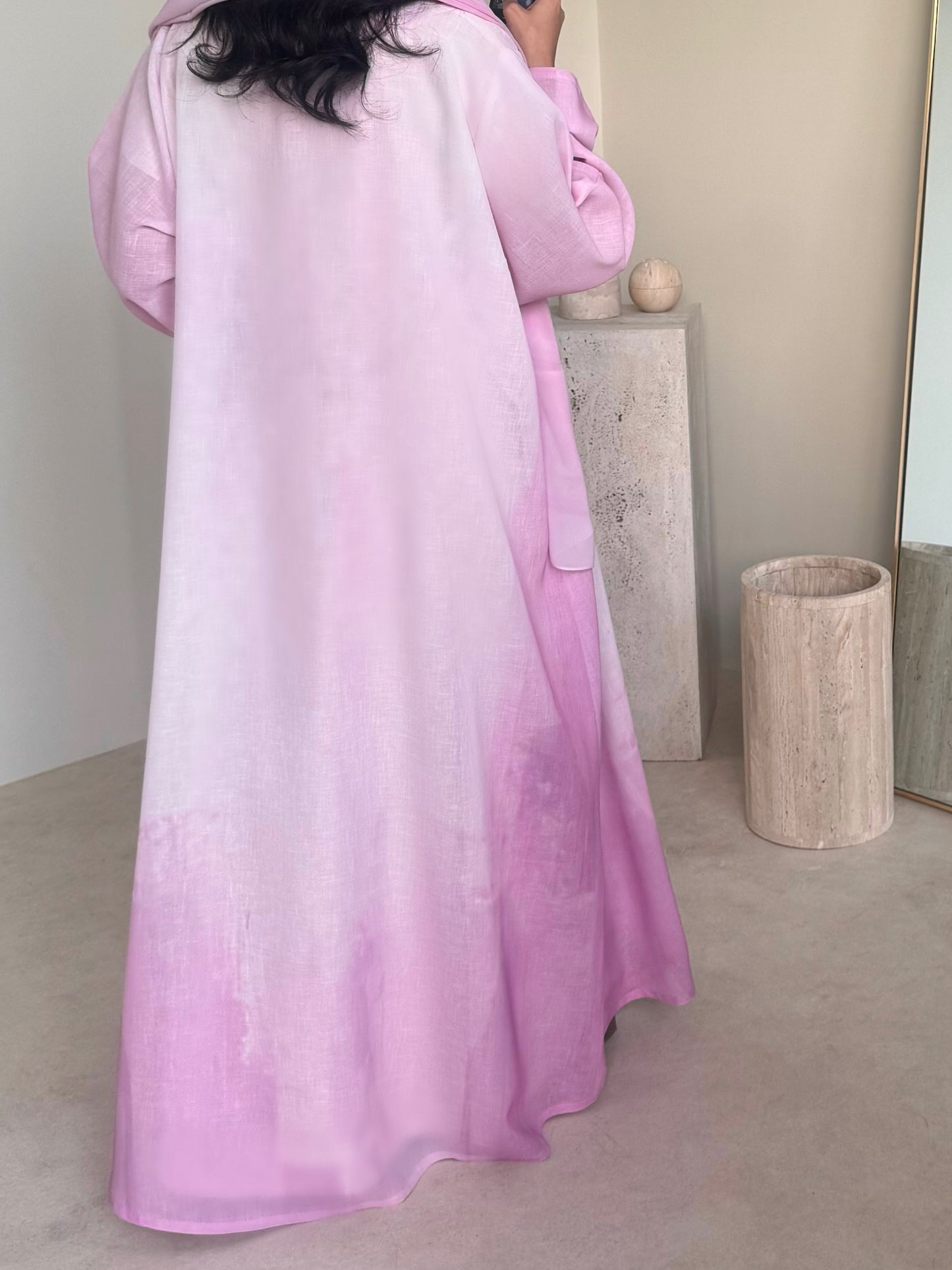 MEI581 - Ores Abaya in Rose