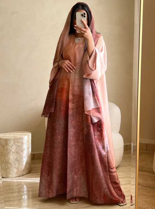 MEI372 - Ores Abaya in Auburn