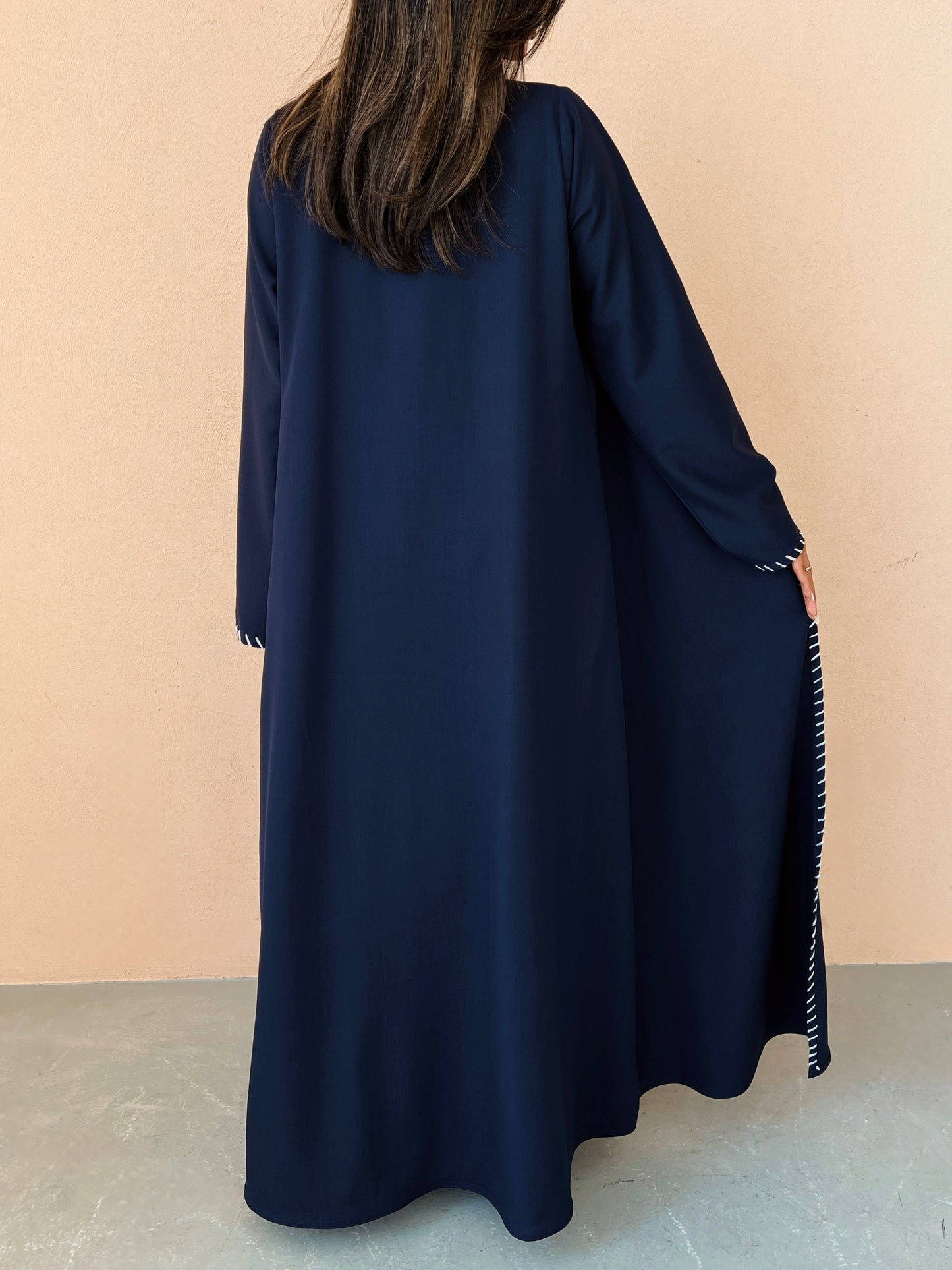 MEI634 - Navy Embroidered 3 Piece Set