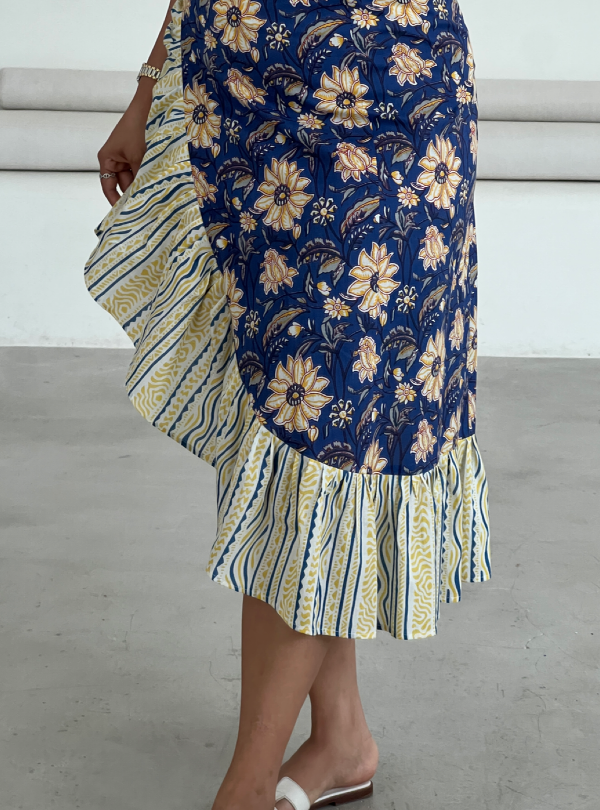 MEI557 - Wrap Ruffles Skirt