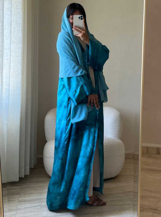 MEI590 - Nova Abaya in Dark Turquoise