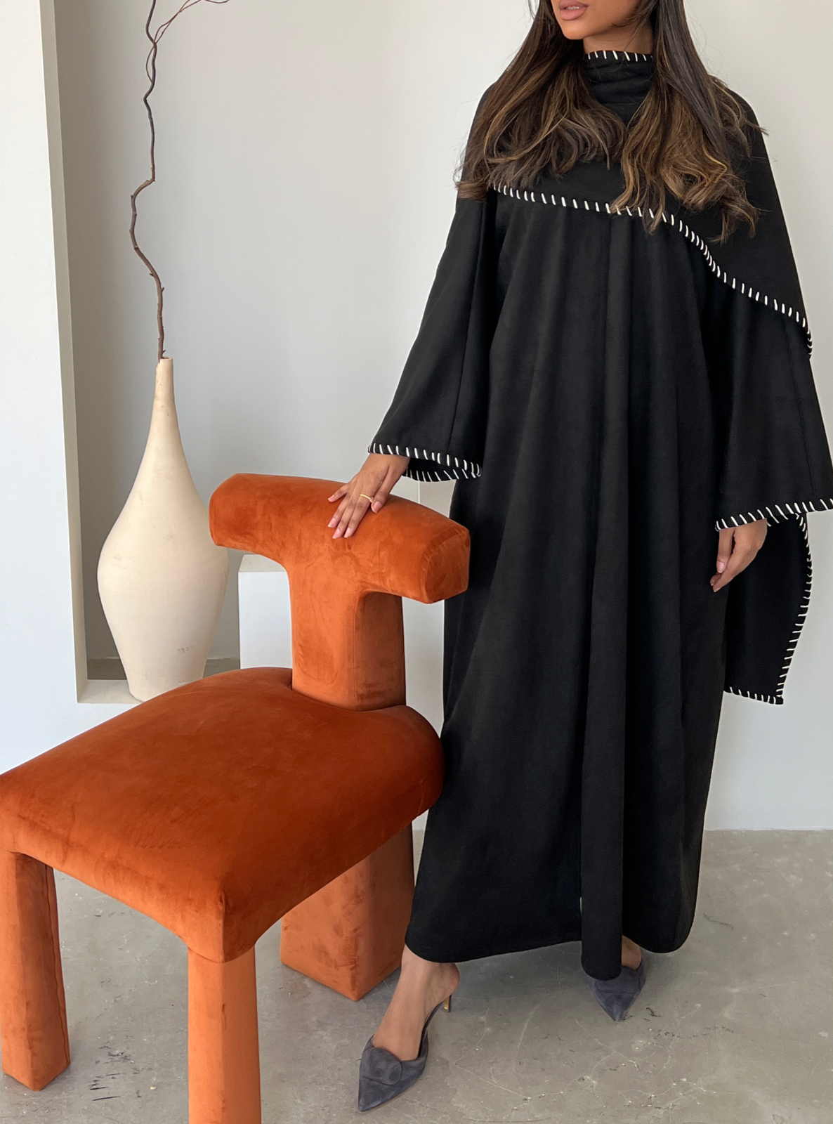 MEI465 - Chamois Abaya
