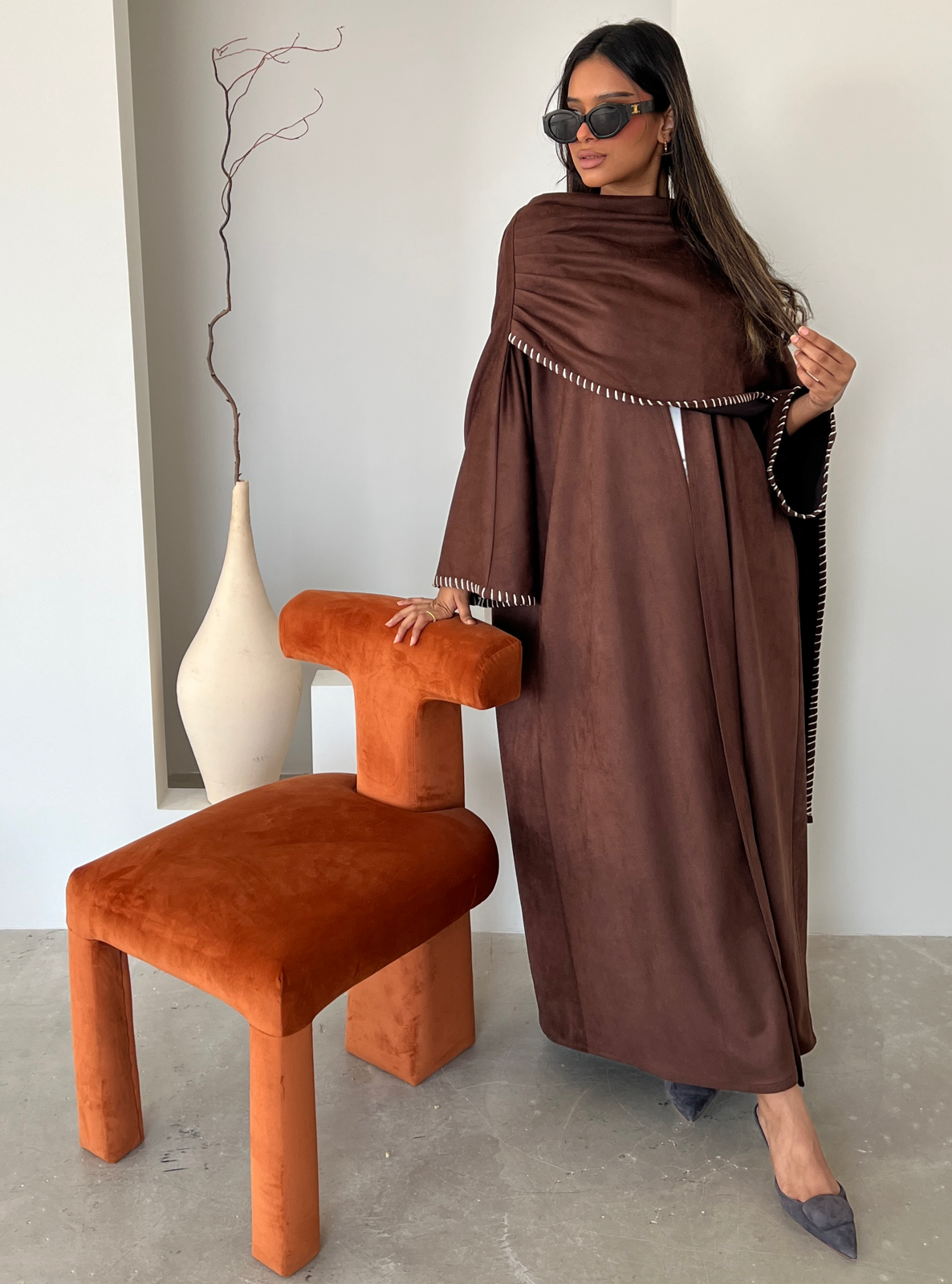 MEI469 - Chamois Abaya