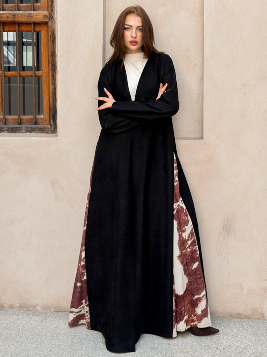 MEI657 - Terra Flow Abaya in Black