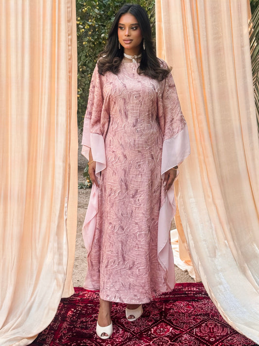 MEI697 - Etherea Jalabiya in Blush Rose