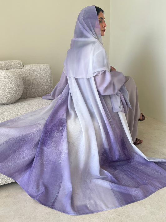 MEI584 - Ores Abaya in Lavender