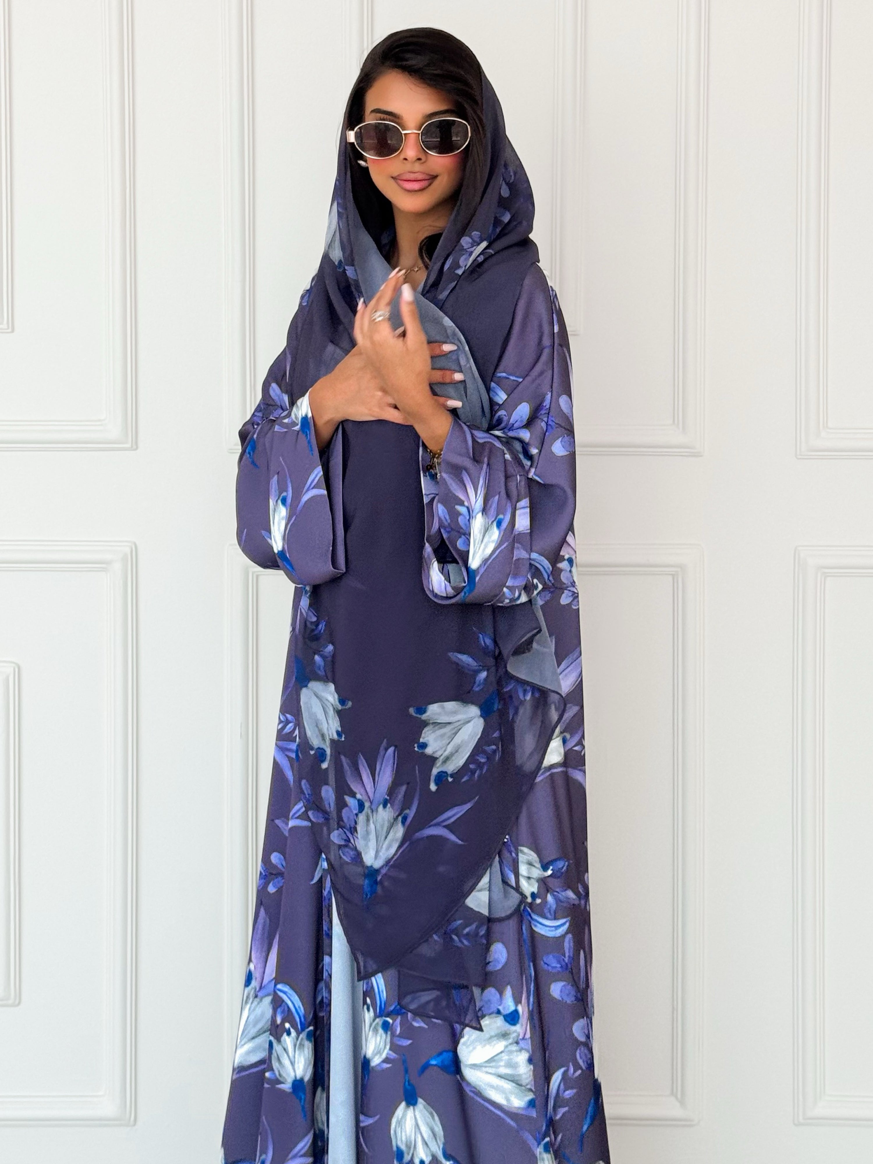 MEI618 - Lilia Abaya in Smoky Lilac