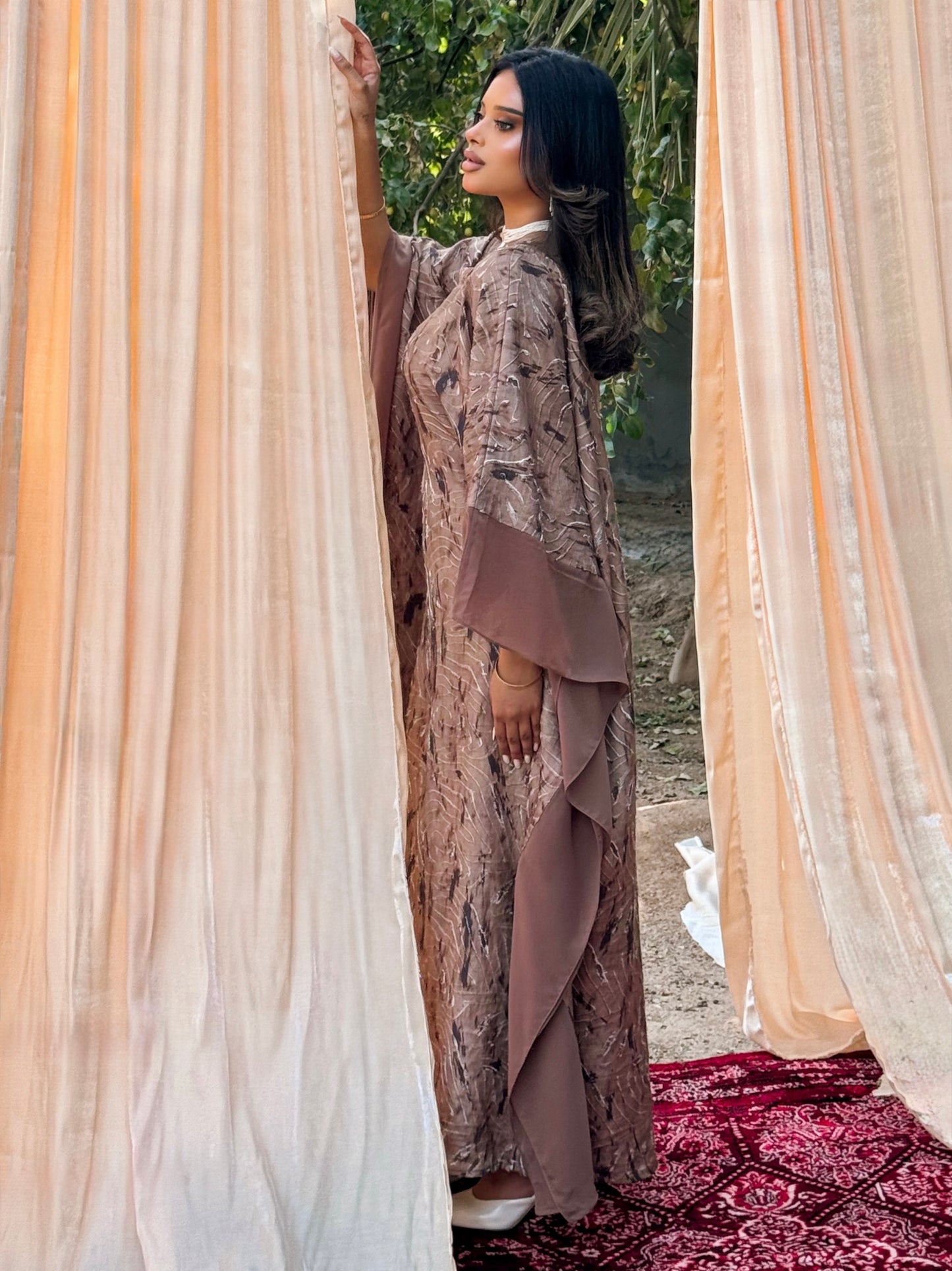 MEI696 - Etherea Jalabiya in Mocha Stone