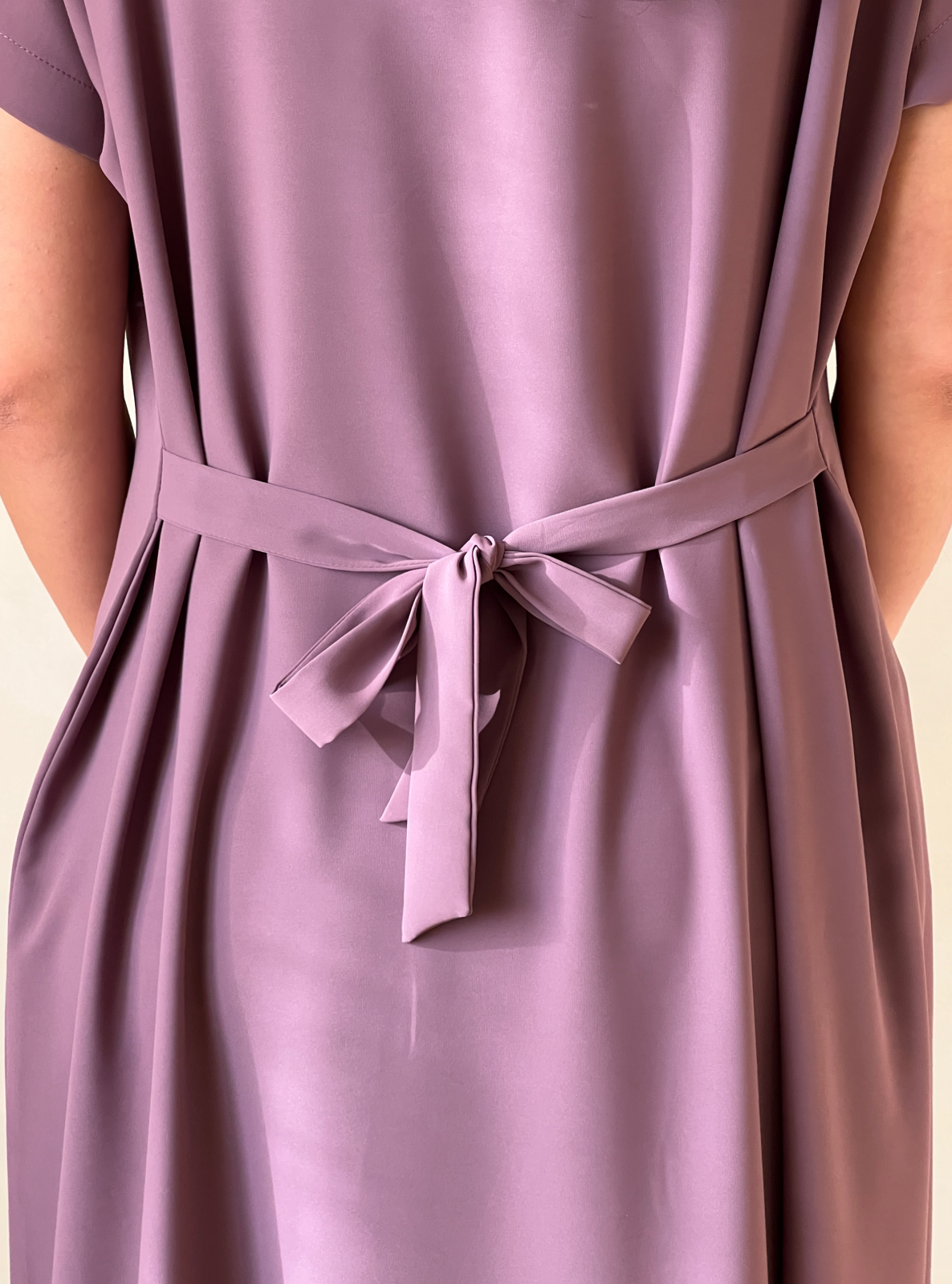 mulberry cotton abaya dress reviews Plain Mulberry Abaya Dress with Zip Pockets For Casual Wear & Umrah Hayah Al-Muslimah