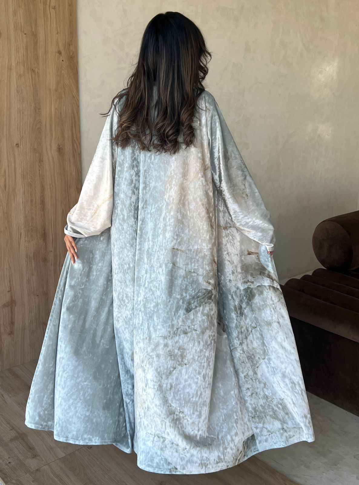 MEI478 - Dunes Abaya in Sage Oasis