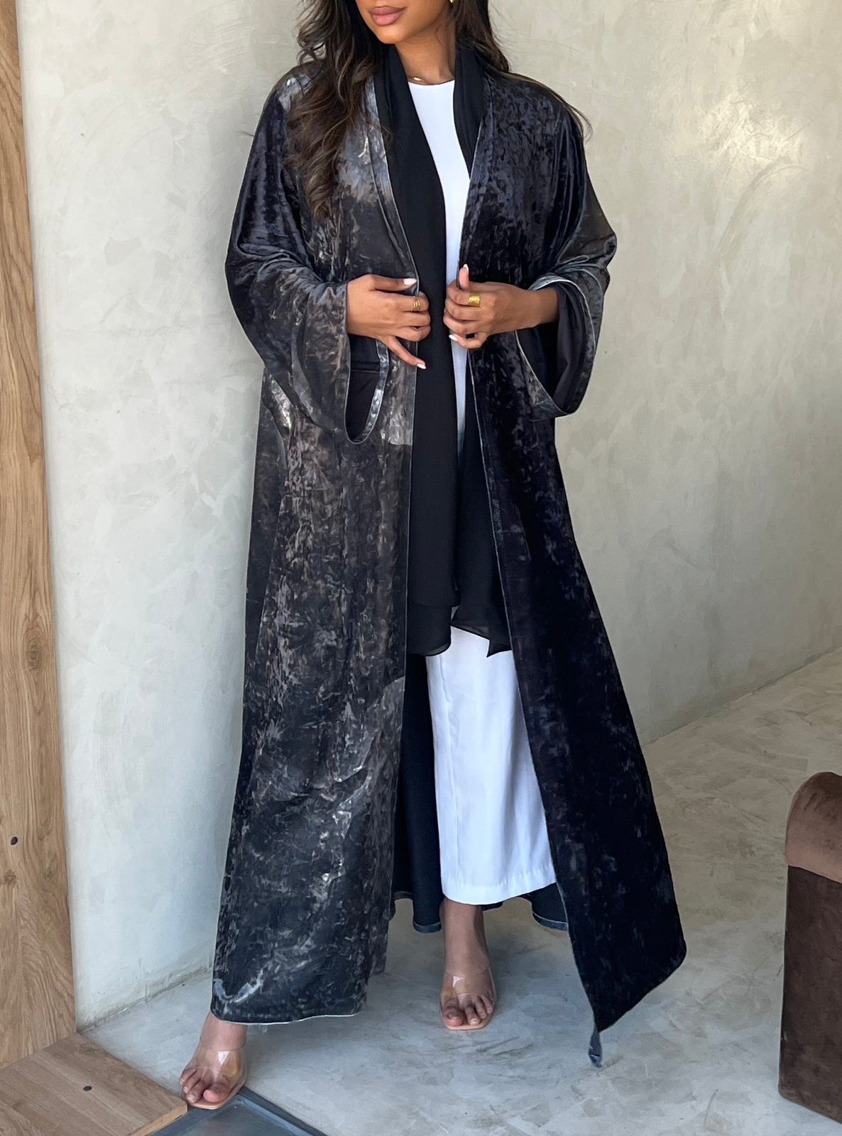 MEI480 - Dunes Abaya in Desert Whispers