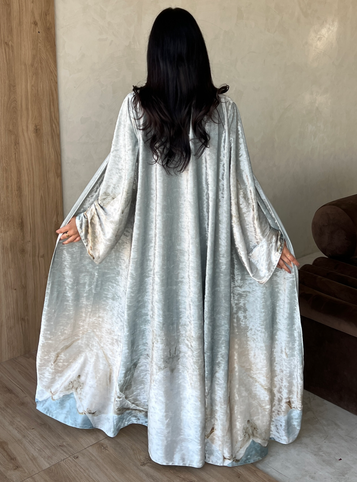 MEI482 - Dunes Abaya in Sage Serenity