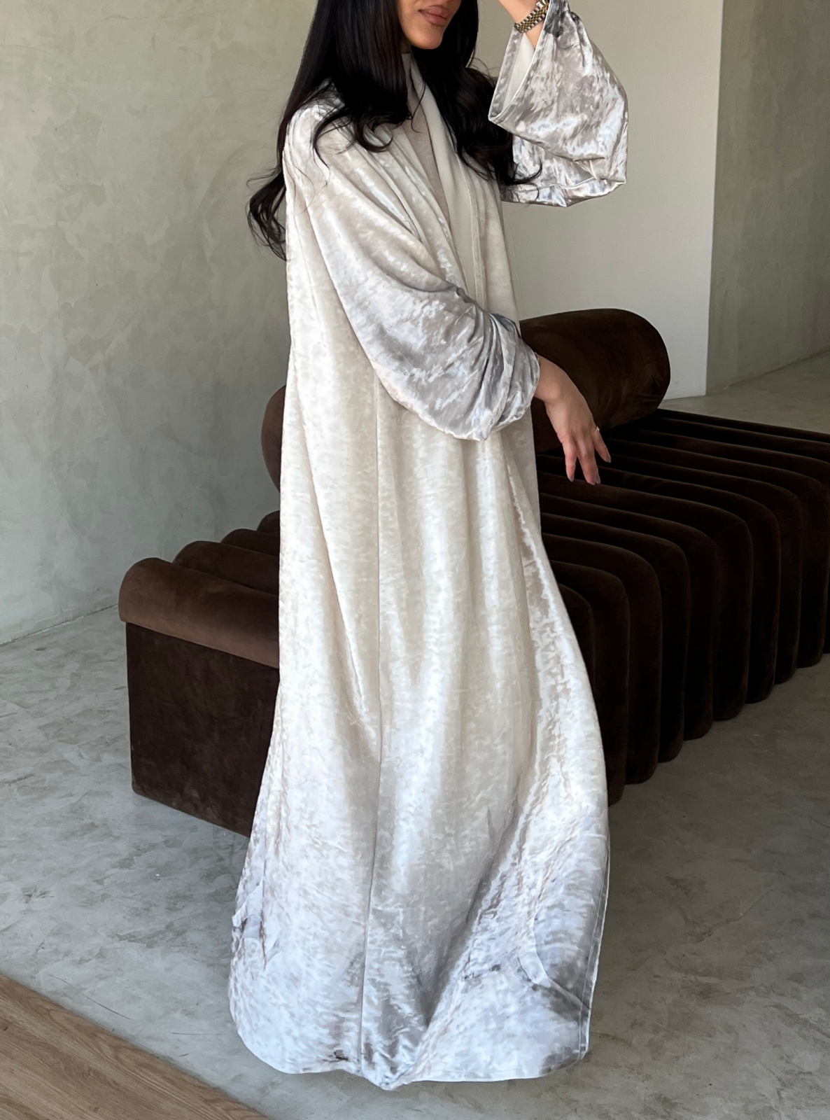 MEI485 - Dunes Abaya in Moonlit Dune